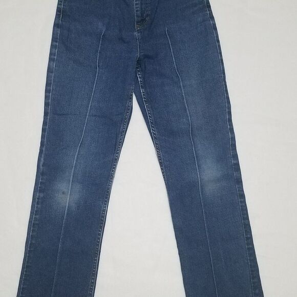 VINTAGE Liz Claiborne Hepburn Pleated Cropped Jean - Picture 6 of 15